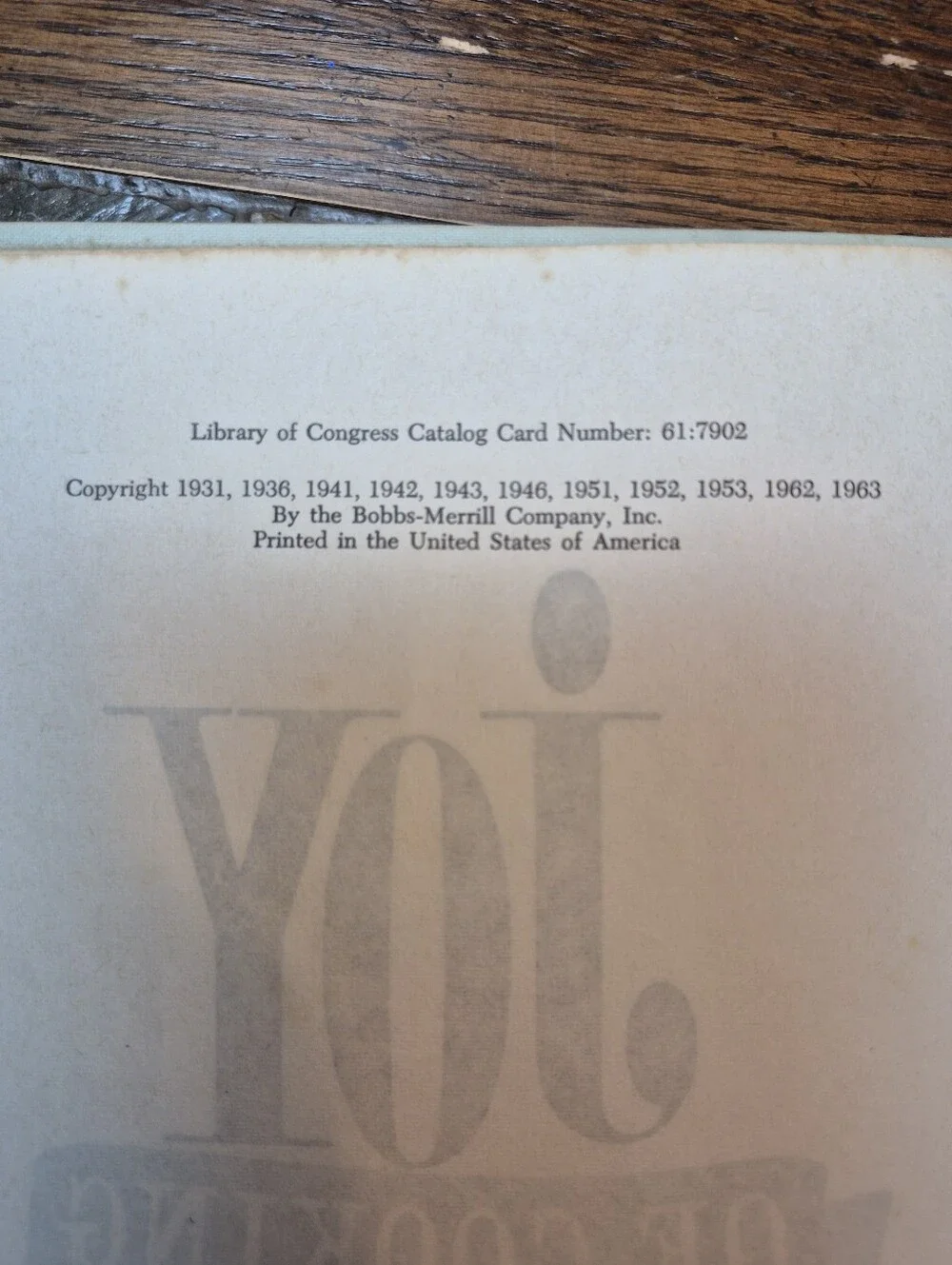 Vintage Joy Of Cooking (1963) Cookbook